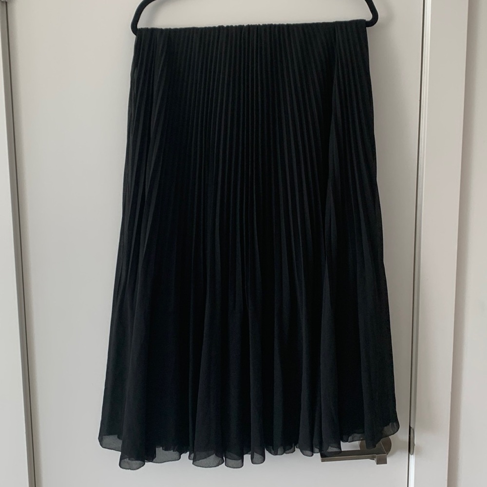Gorgeous Pleated Twirl Midi Skirt from Aritzia